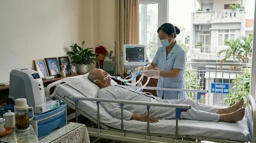 [KM24M1] DV Điều dưỡng chăm sóc y tế tại nhà gói 24 tiếng/ngày